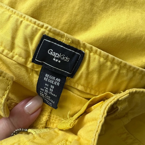 Gap yellow girls pants. Girl size 10 - Picture 6 of 9